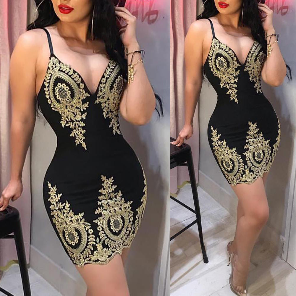 Sexy Suspender Dress