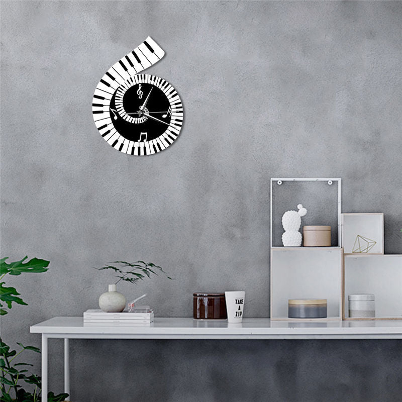 Treble Clef Piano clock