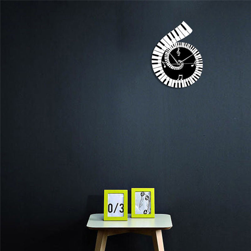 Treble Clef Piano clock