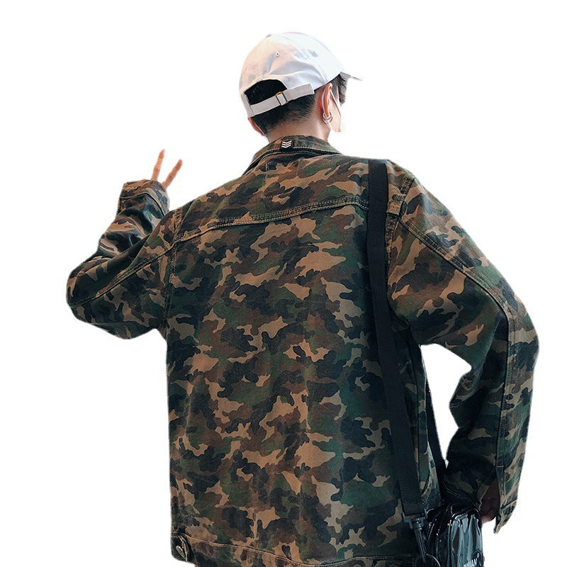 Camo Denim Jacket