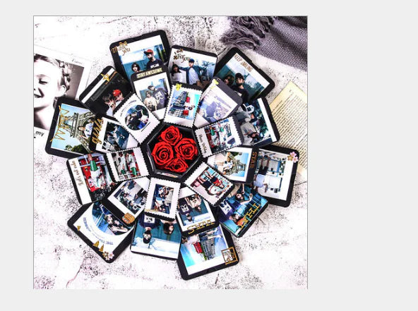 DIY Explosion Gift Box Photo Album