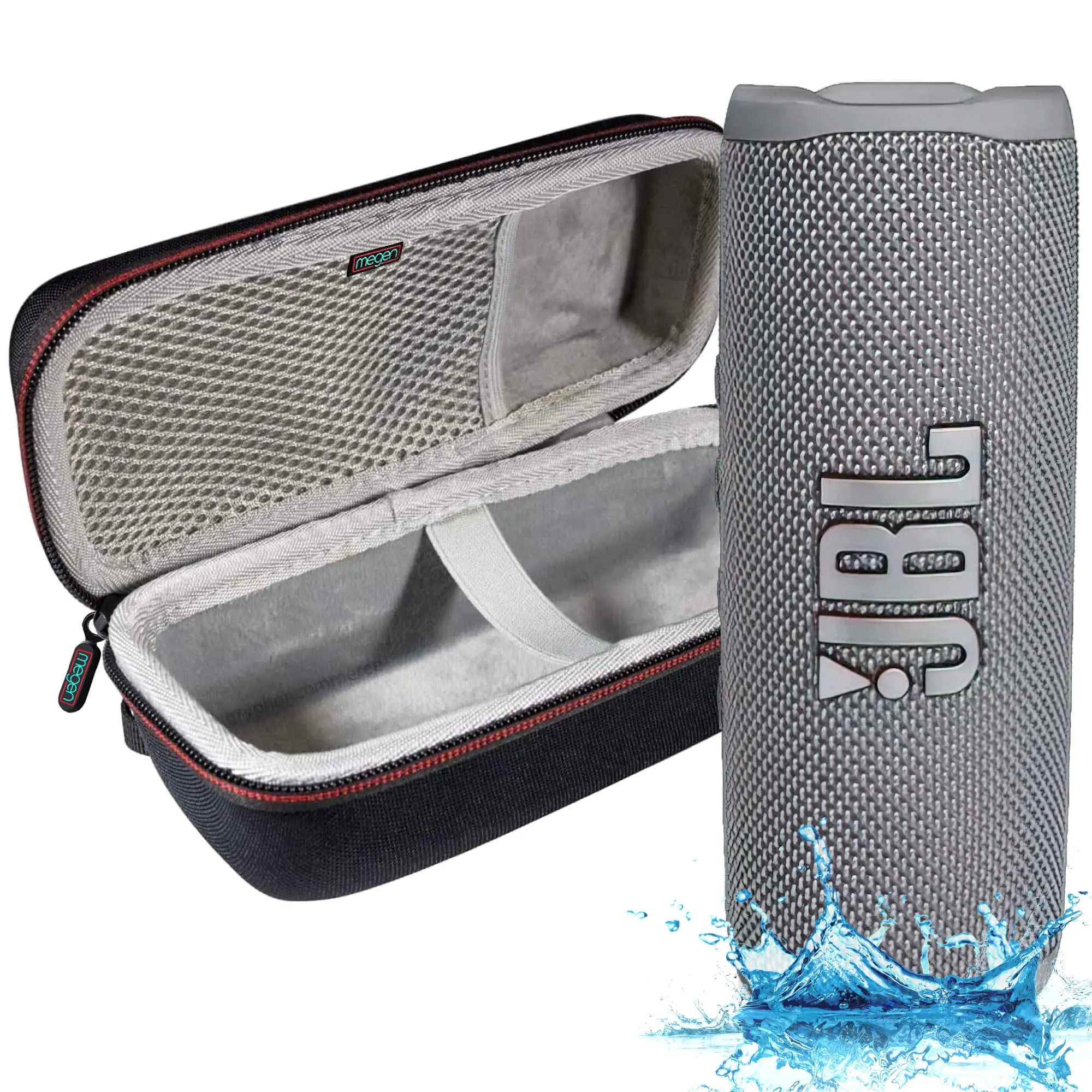JBL Flip 6 with Megen Hardshell Case