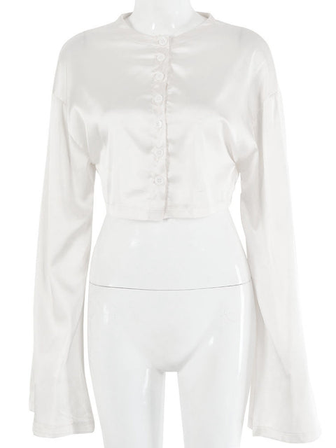 Satin Two Piece Dress