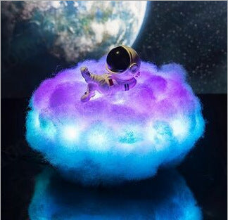 LED Clouds Astro Lamp With Rainbow Night Light