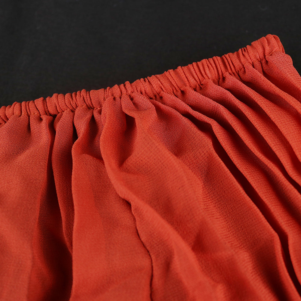 One-Shoulder Pleated  Jumpsuit