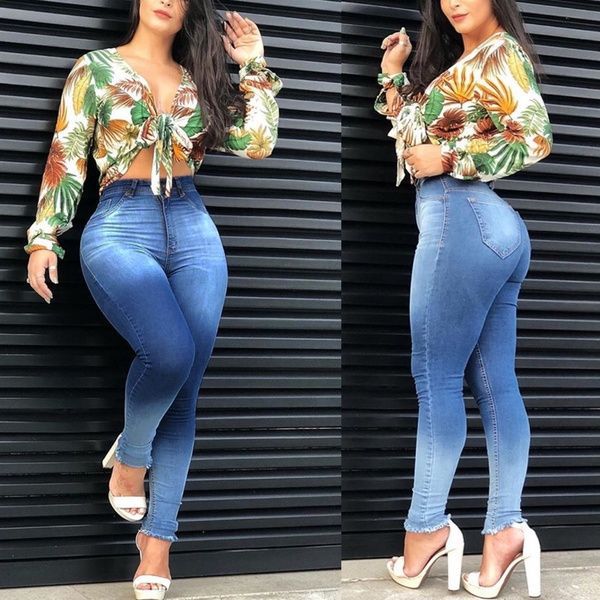 Stretch Slim Body Lift Hip Fashion Small Leg Pants