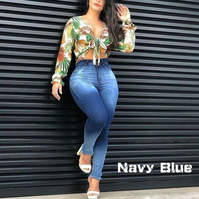 Stretch Slim Body Lift Hip Fashion Small Leg Pants