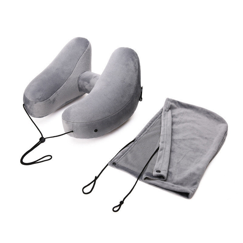 Hooded Travel Neck Pillow
