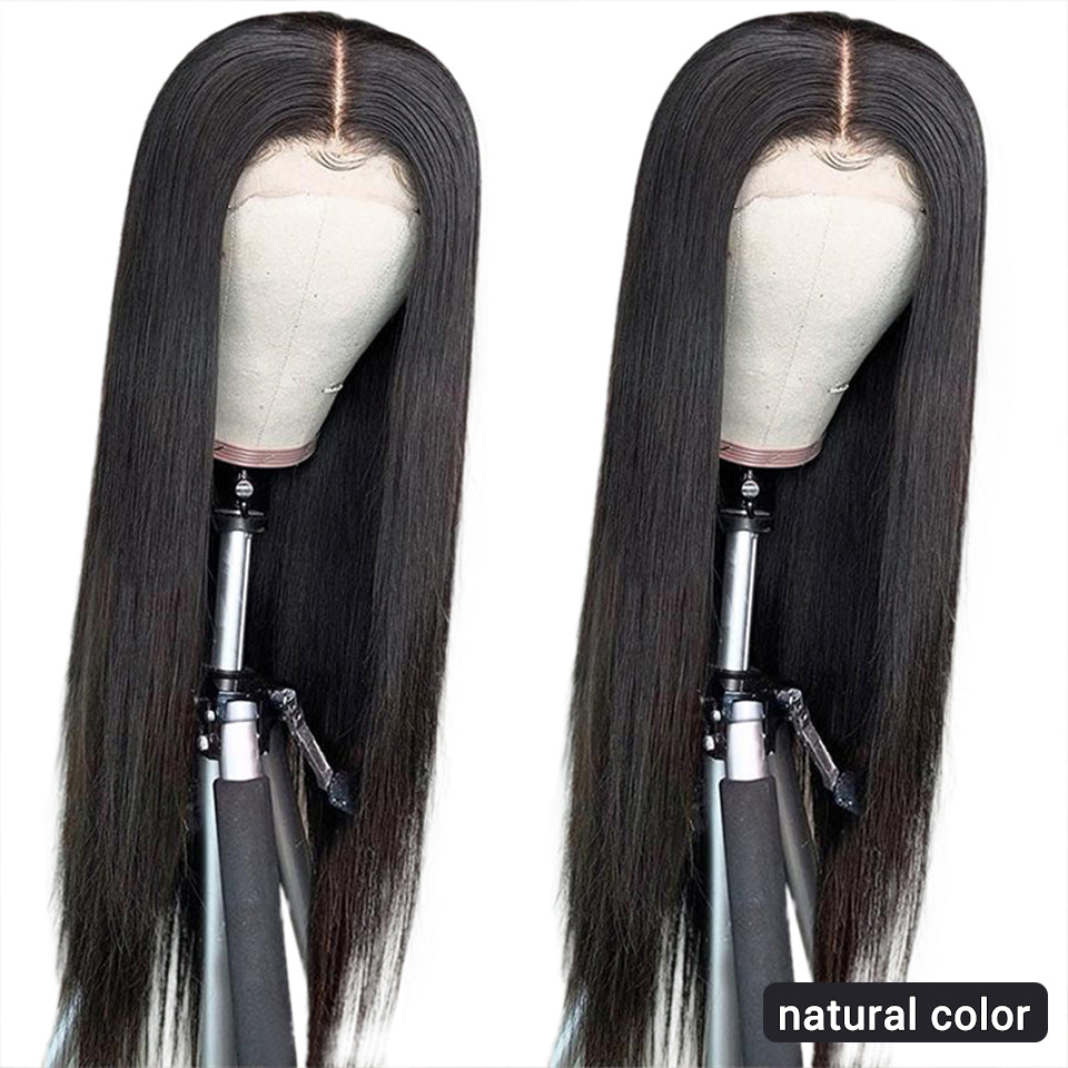 Long Straight Hair Wine Red Wig
