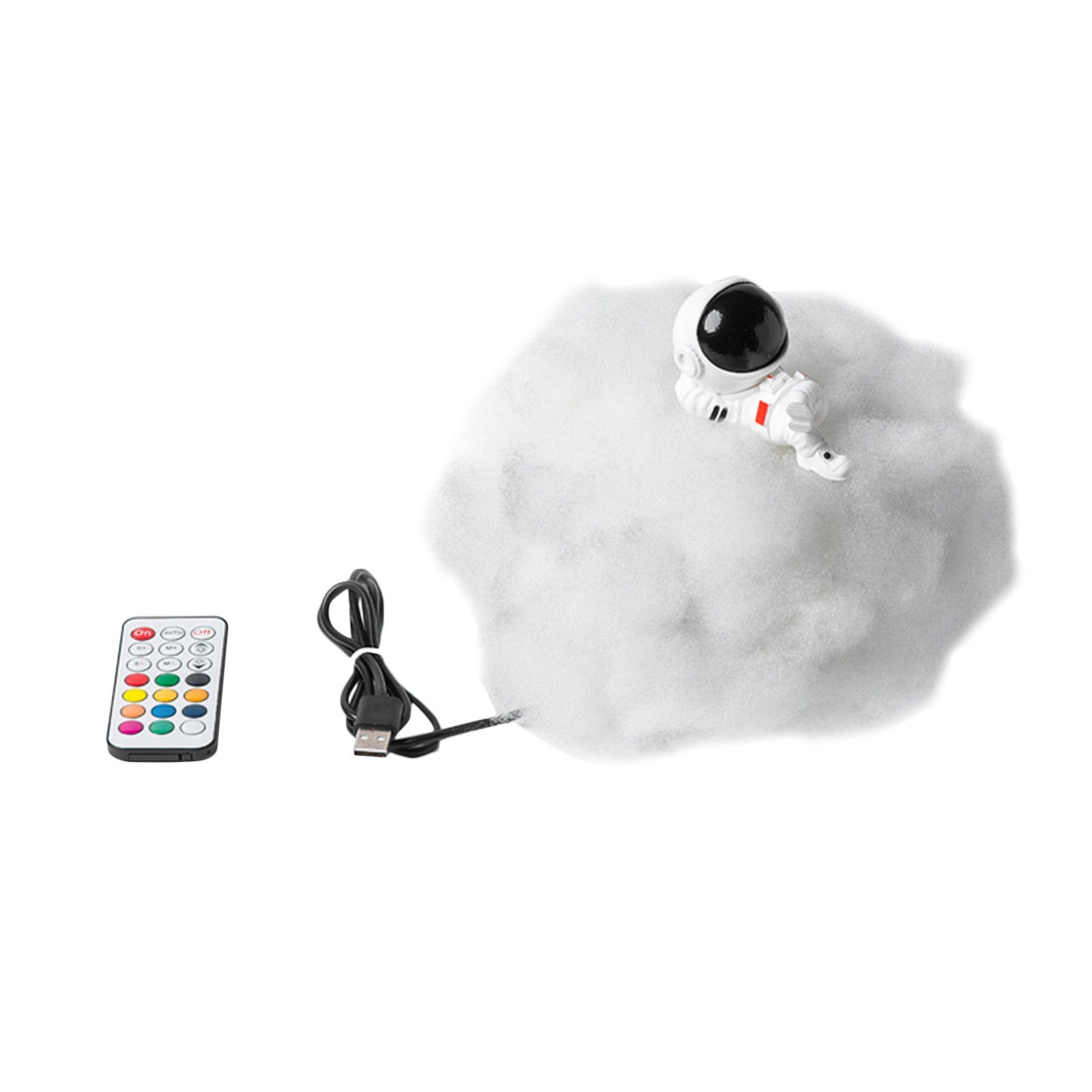 LED Clouds Astro Lamp With Rainbow Night Light