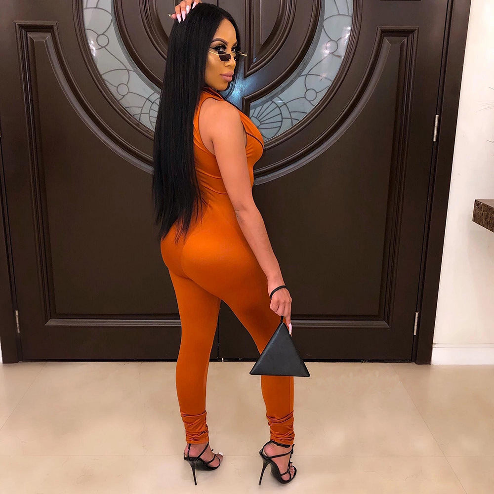 Side Striped jumpsuits