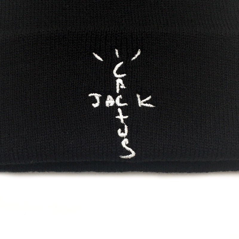 Travis S.  knitted hat