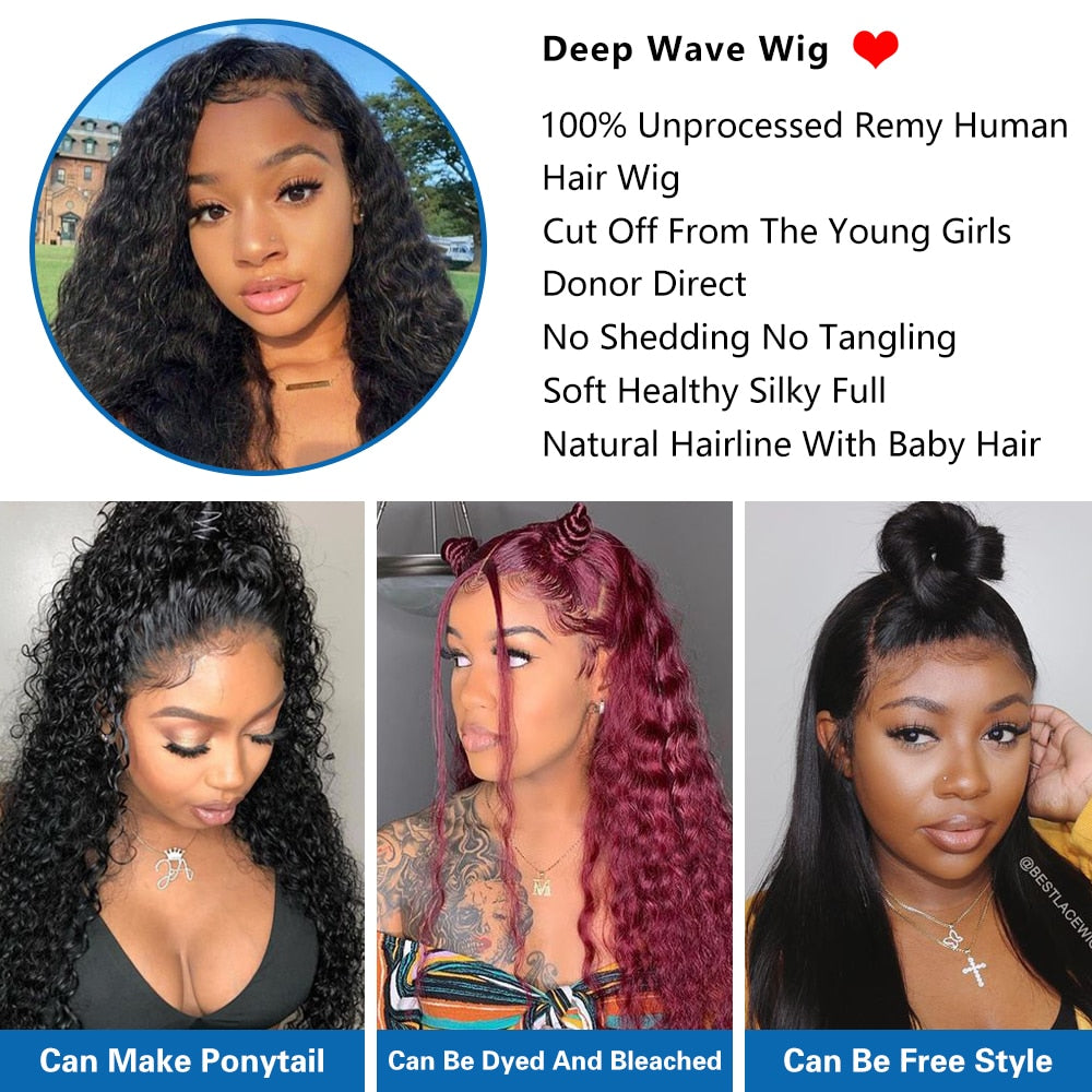 Deep Wave Closure Wig