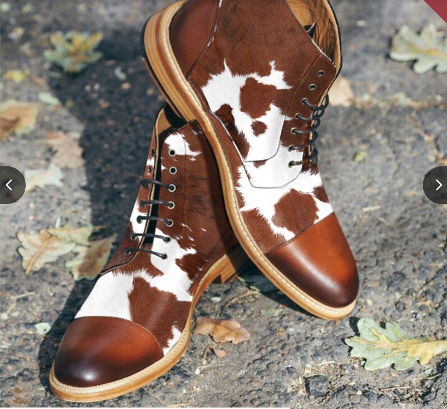 Spring Cowhide boot