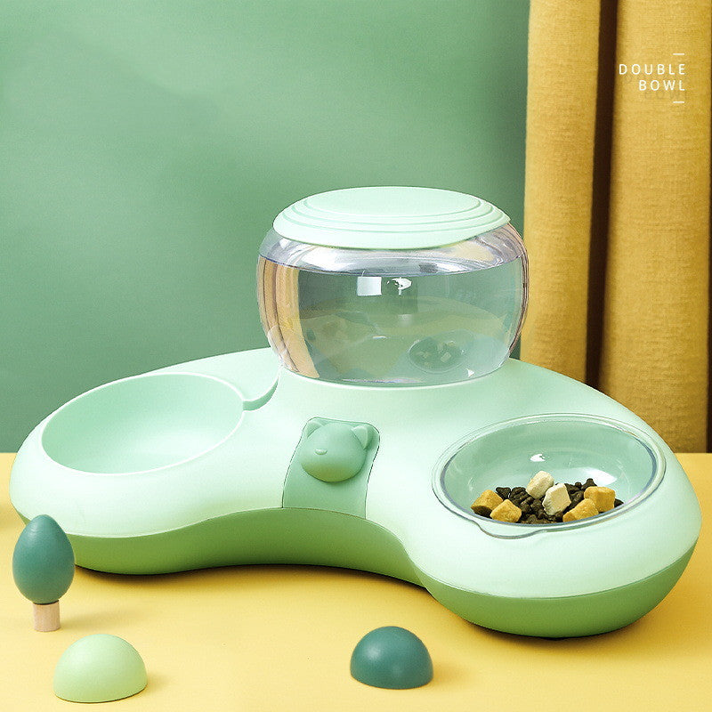 Auto Drinking Double Bowl