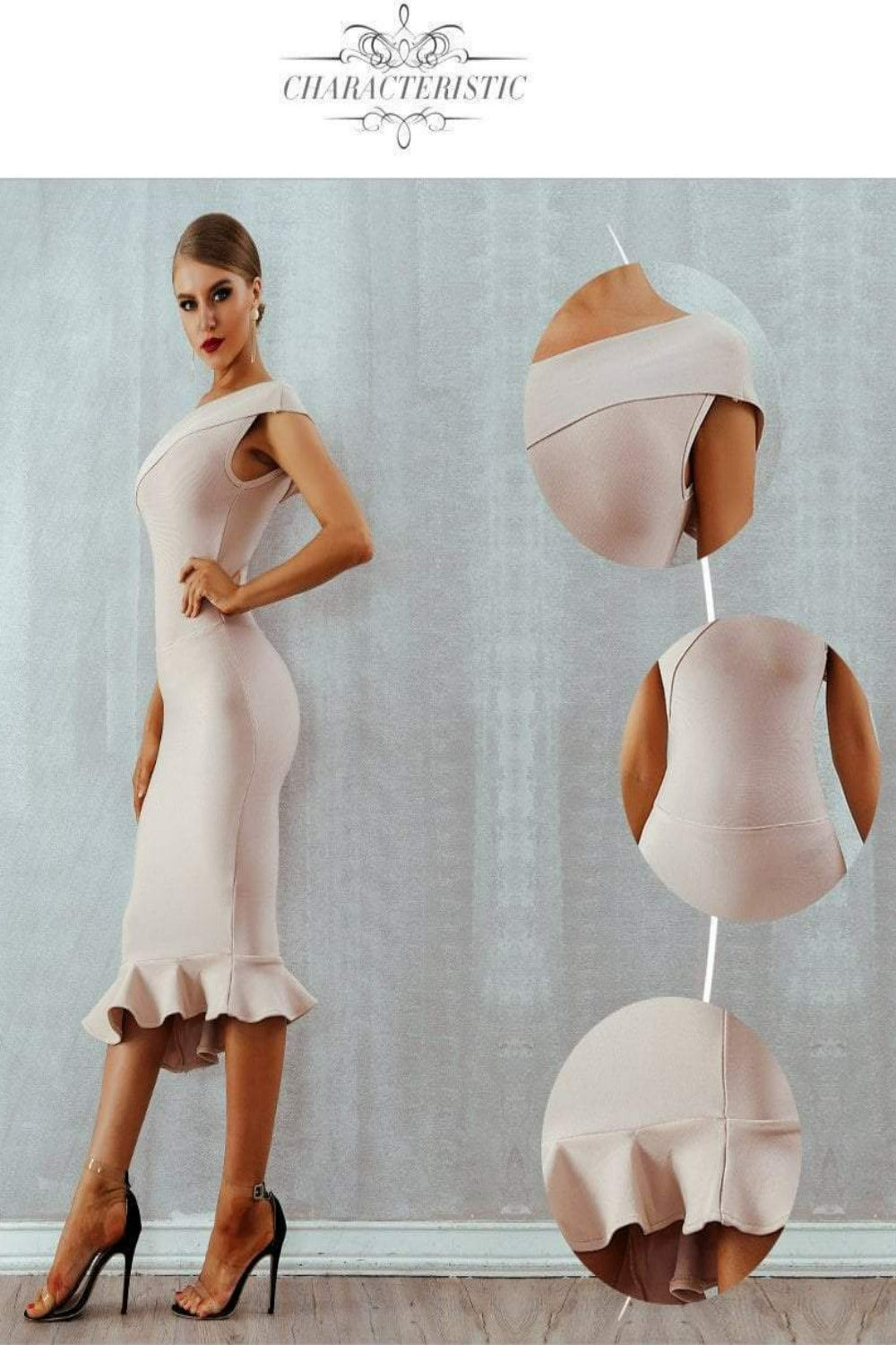 Midnight In London Off  Dress