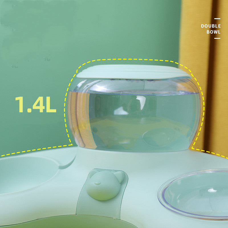 Auto Drinking Double Bowl