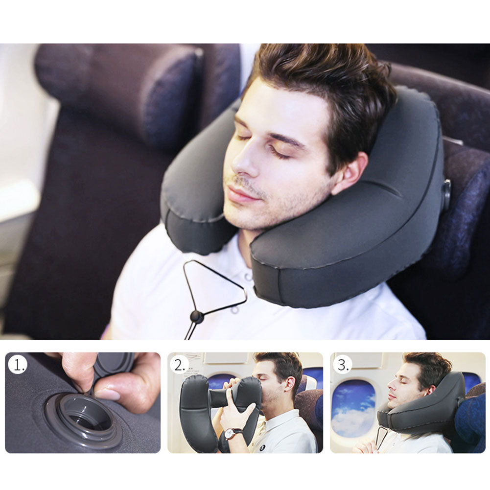 Hooded Travel Neck Pillow