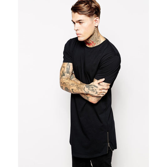 Extended Zip Tee