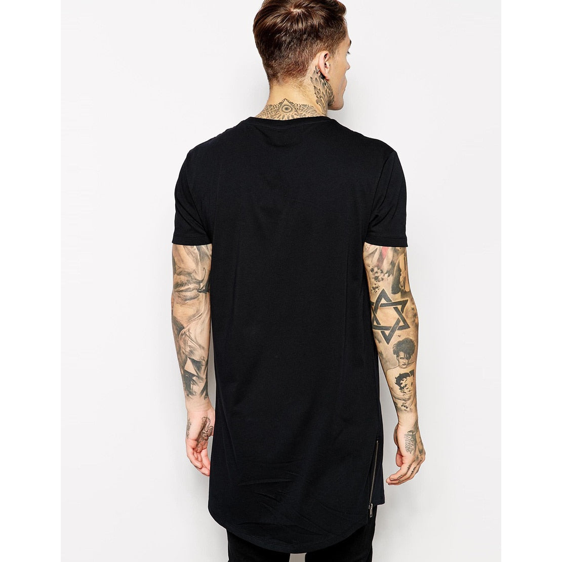 Extended Zip Tee