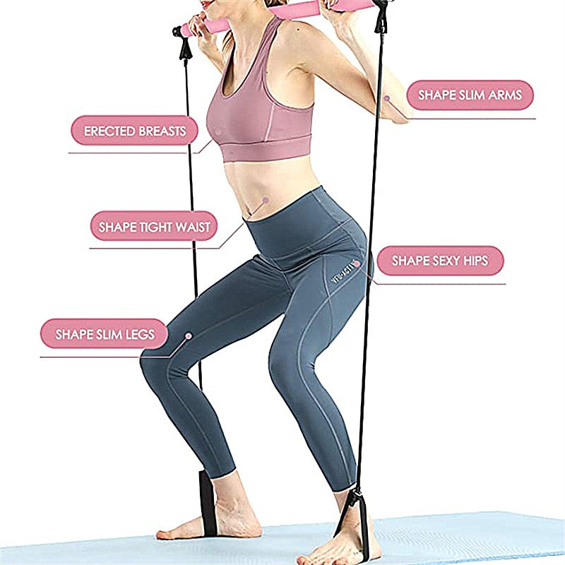 Portable Fitness Yoga Pilates Bar