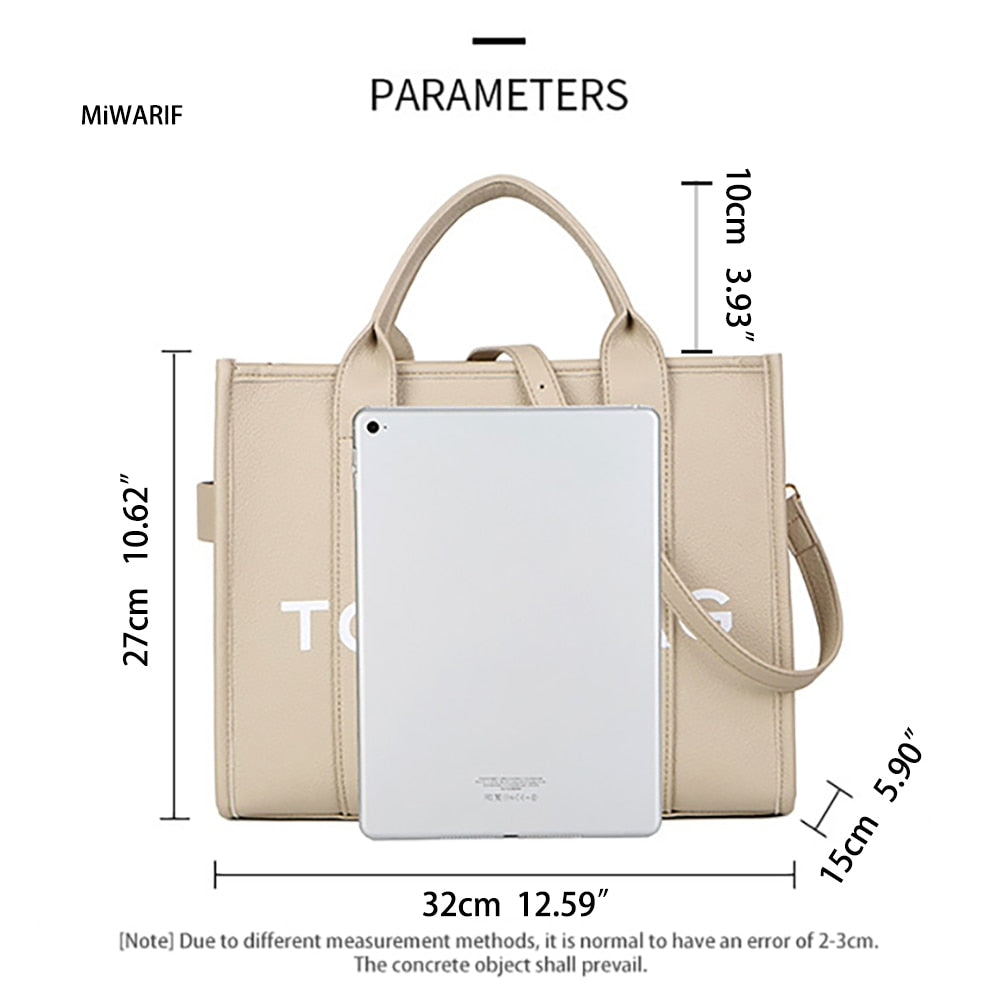 Large Luxury Tote Bag