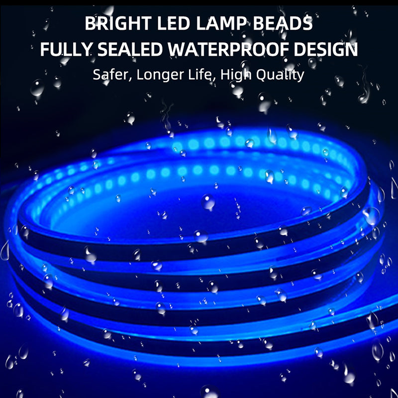 LED Daytime Running Light Scan Starting Car Hood