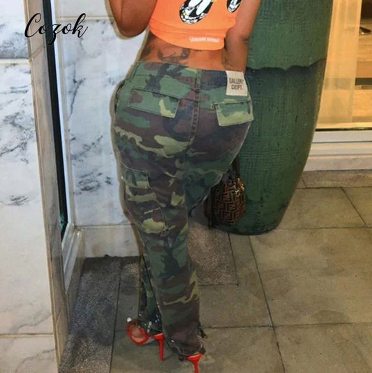 Camo Cargo  Pants