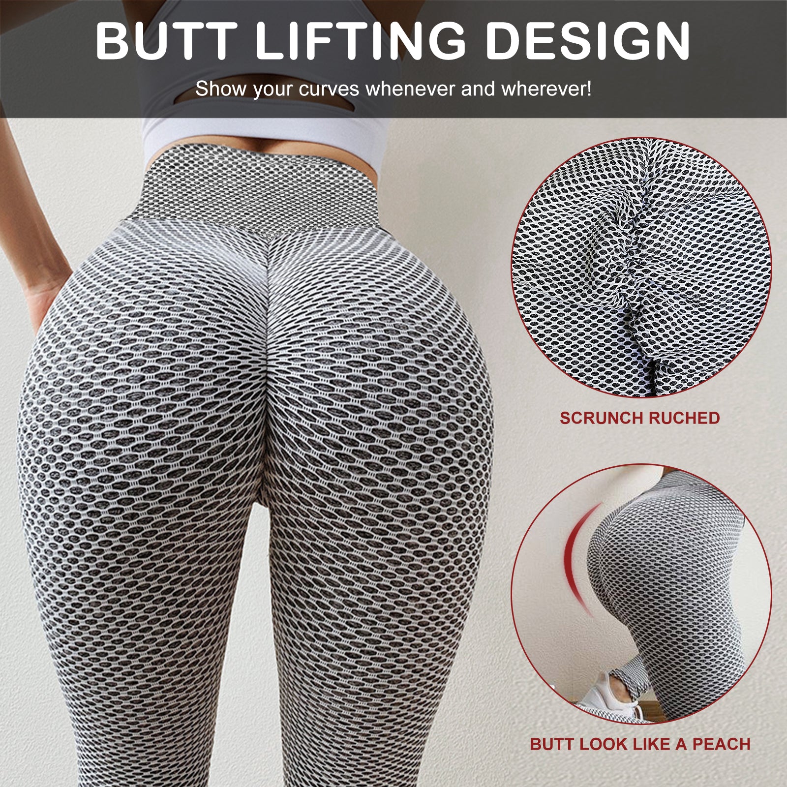 TIK Tok Leggings Butt Lifting Workout Tights s
