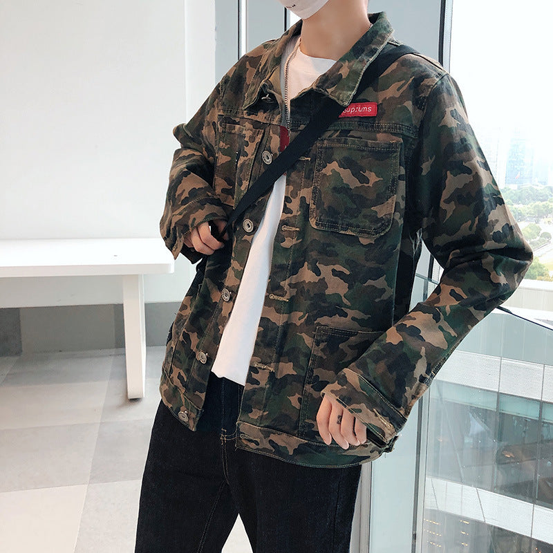 Camo Denim Jacket