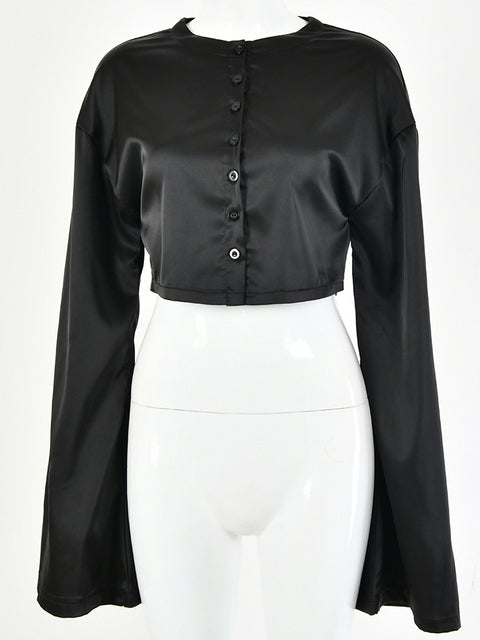 Satin Two Piece Dress