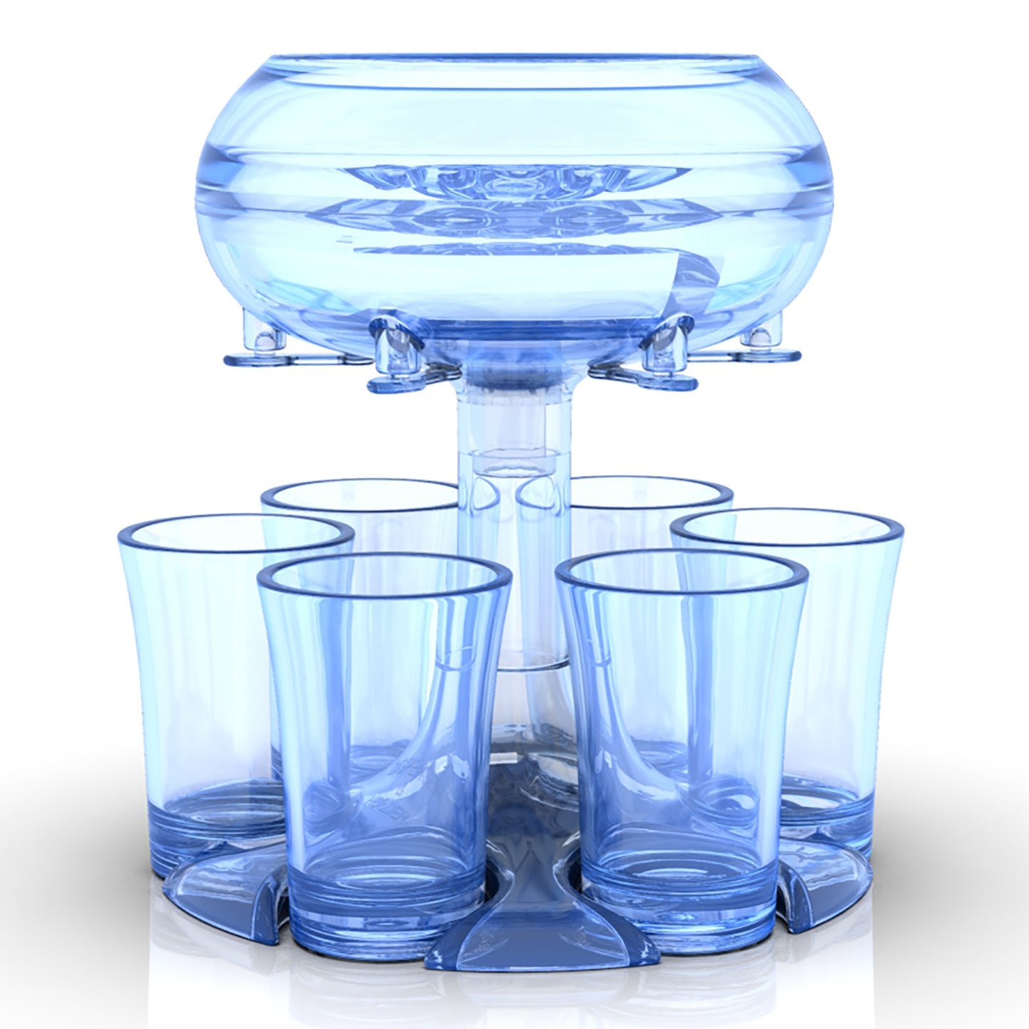 6-Shot Glass Dispenser Rack
