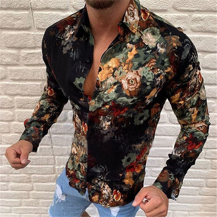 oily Floral Shirt