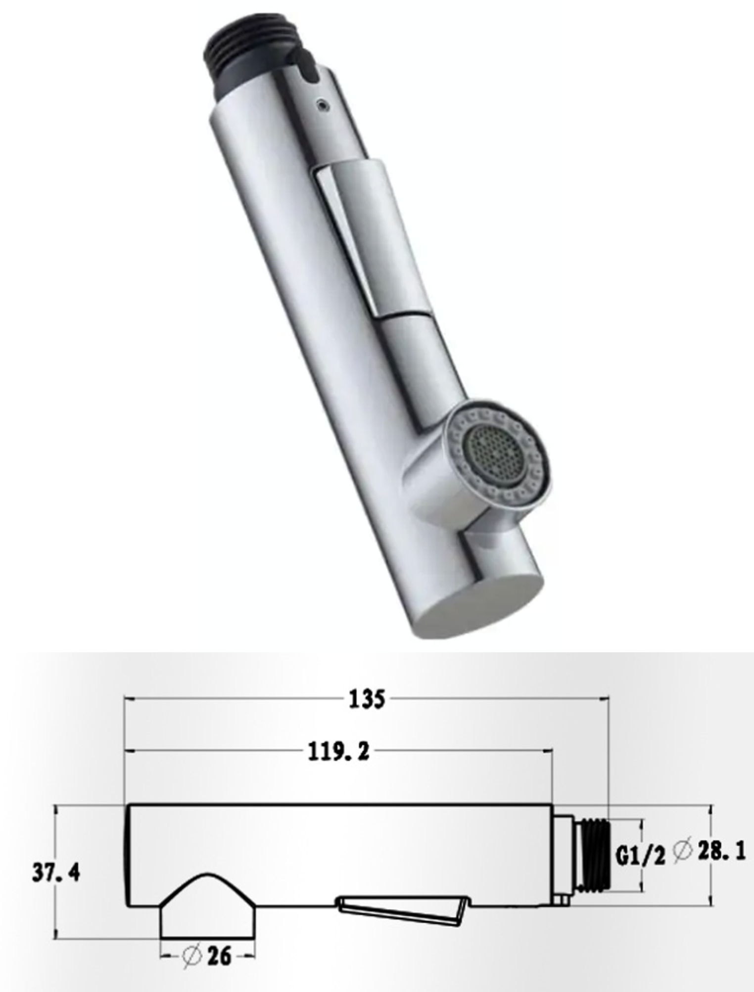 Pull Out Faucet Sprayer